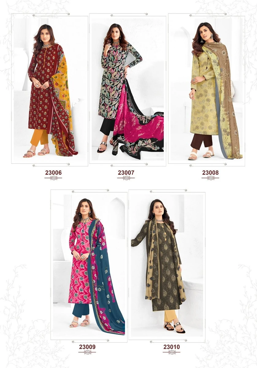 Suryajyoti Nargis vol-23 - Premium Dress material